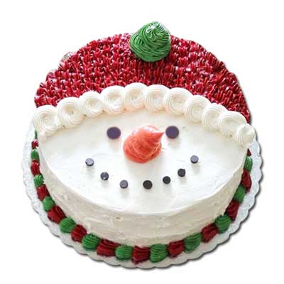 "Delicious Snowman cake -2 Kgs - Click here to View more details about this Product